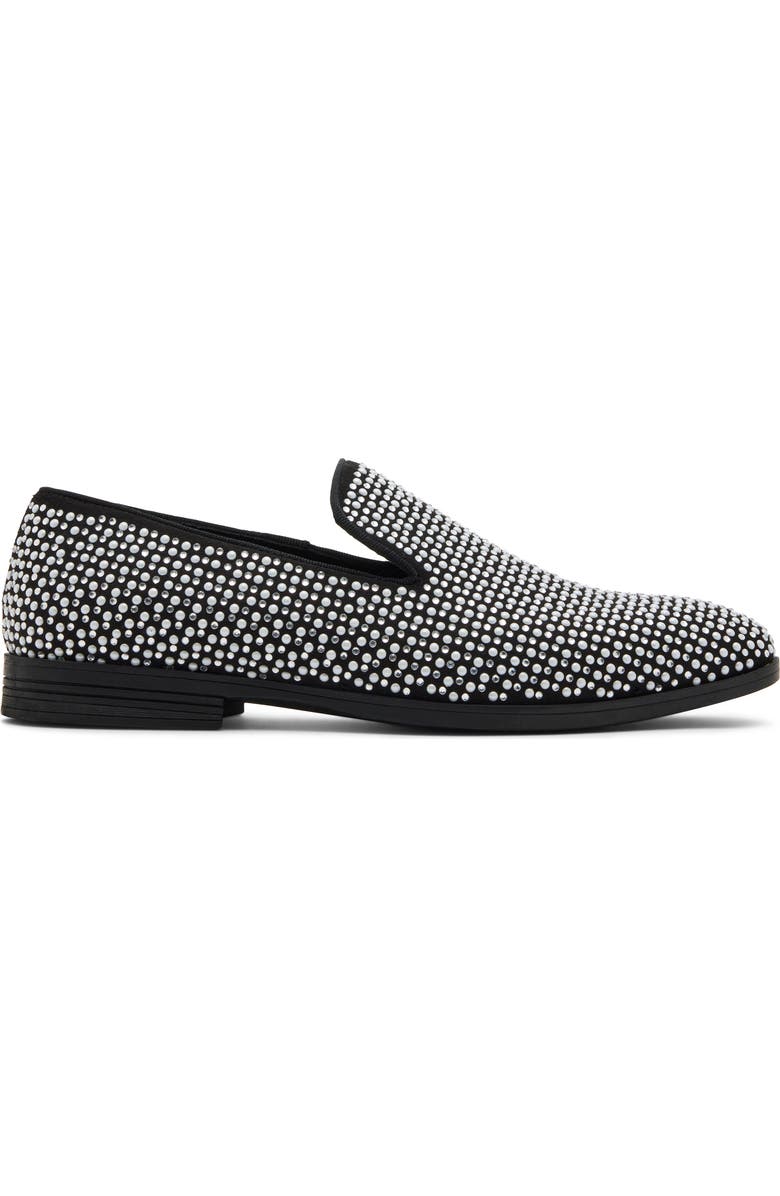MADDEN Skylar Stud Venetian Loafer, Alternate, color, Black