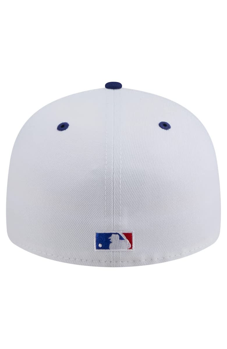 New Era Men's New Era Jackie Robinson White Brooklyn Dodgers 59FIFTY Fitted Hat, Alternate, color,