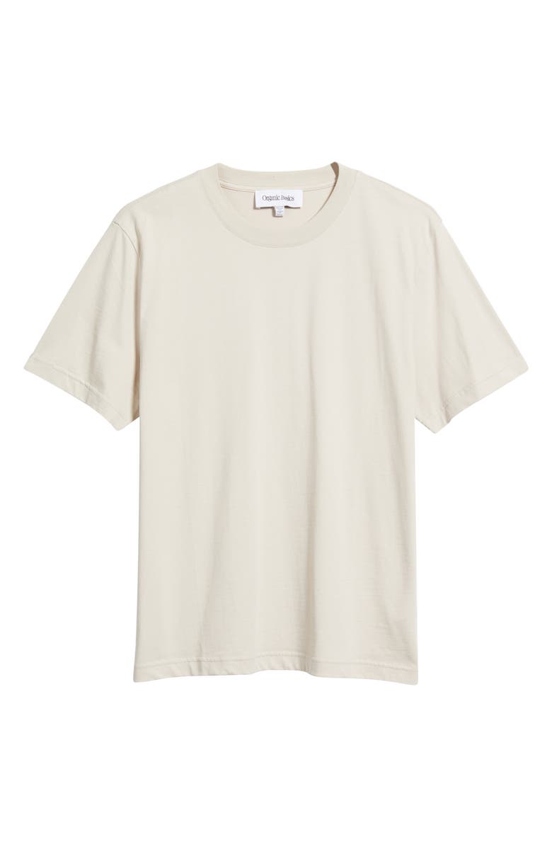 Organic Basics True Heavy Boxy Fit Organic Cotton T-Shirt, Main, color, Sandstone