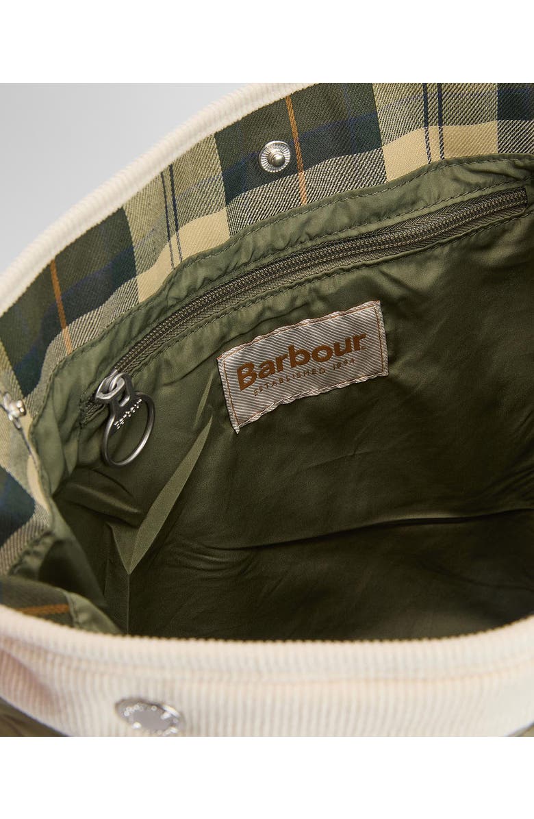 Barbour Healy Mixed Media Tote, Alternate, color, Bleached Olive
