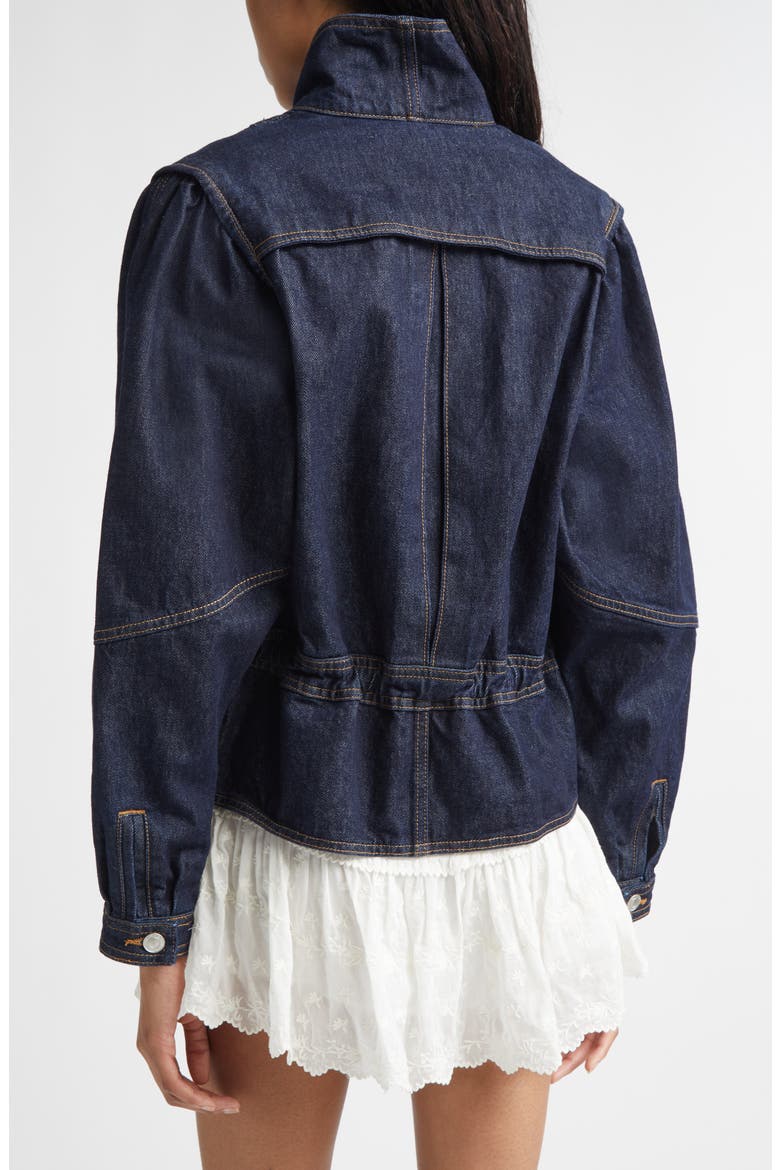 Dolie Denim Jacket, Alternate, color, BLUE