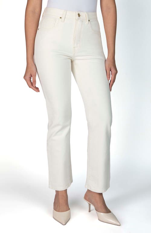 Nelle Atelier The Kate Petite Straight Leg Jean In Pearl