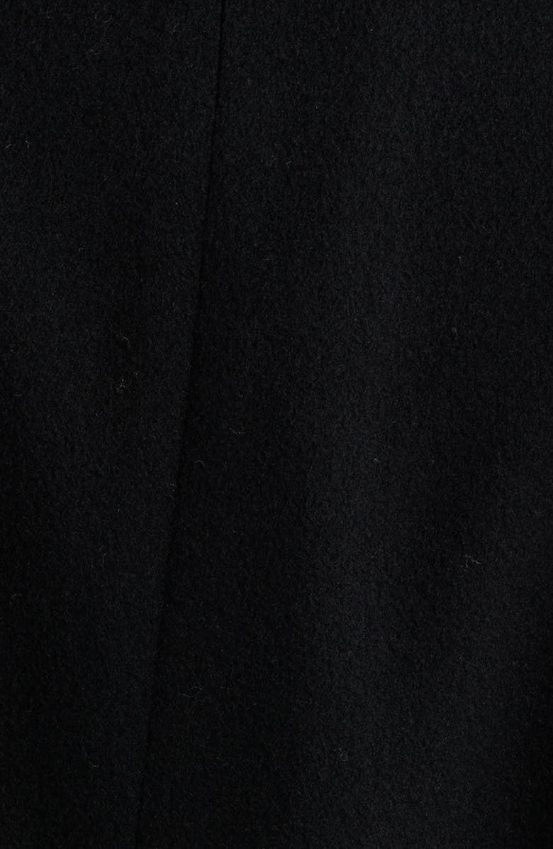 Fleurette Shane Wool Wrap Coat, Alternate, color, Black