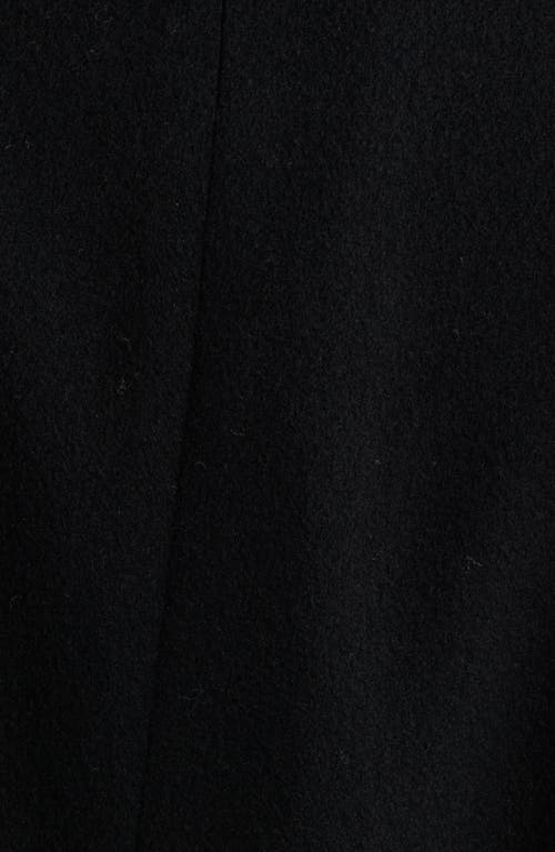 Fleurette Elle Cashmere Wrap Coat In Black
