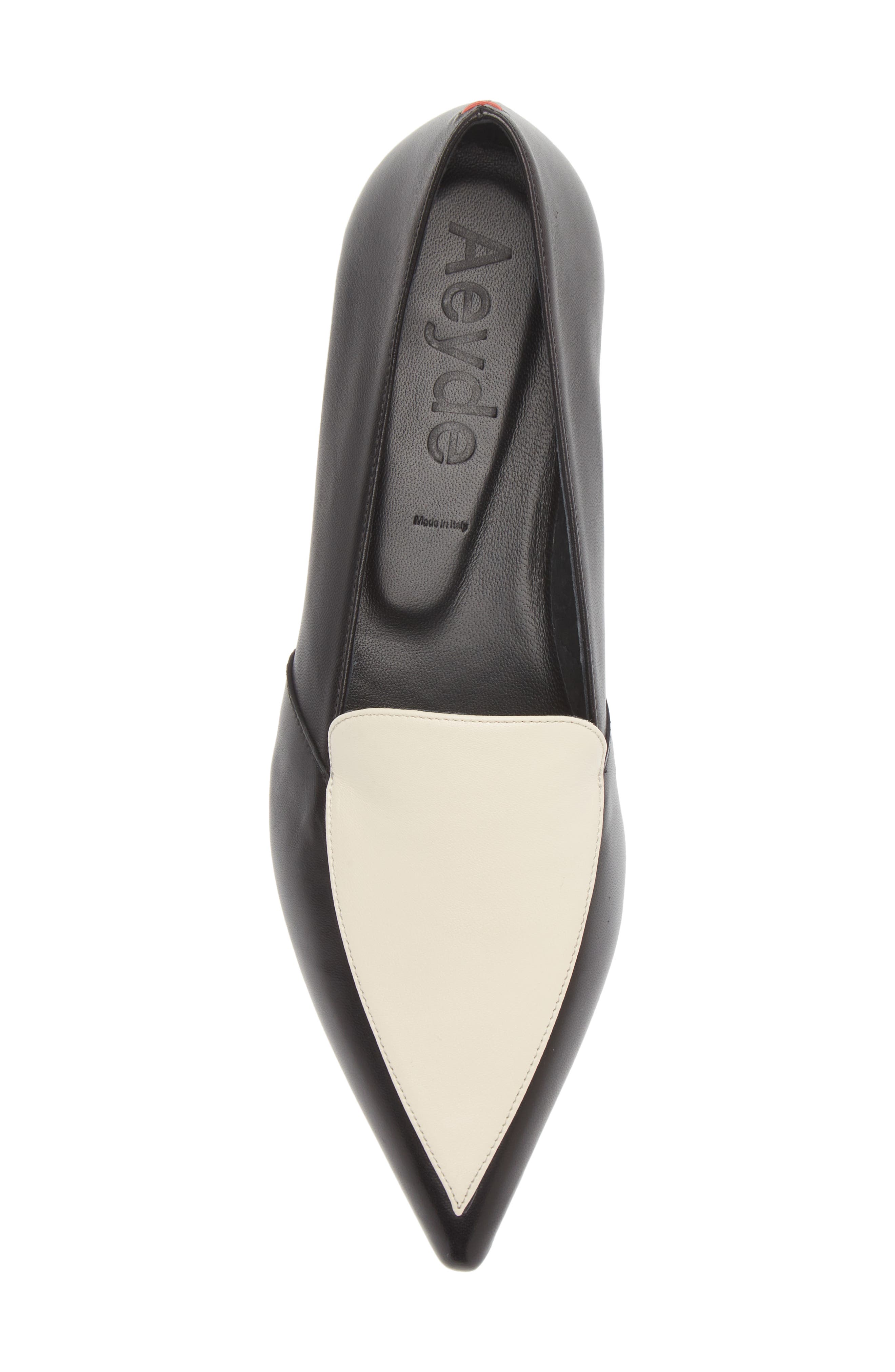 aeyde Martha Pointed Toe Flat, Alternate, color, 