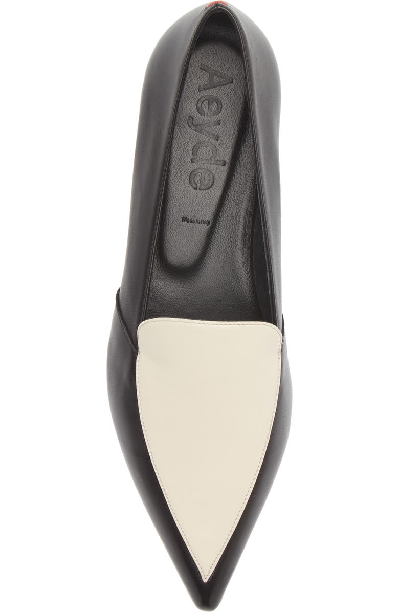 aeyde Martha Pointed Toe Flat, Alternate, color,