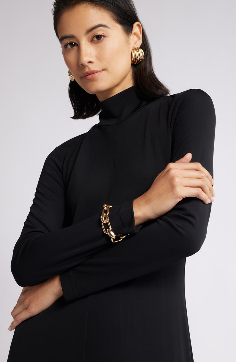 Nordstrom Long Sleeve Matte Jersey Dress, Alternate, color,