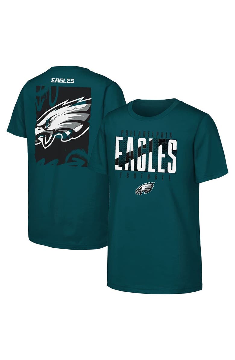 Outerstuff Youth Outerstuff Green Philadelphia Eagles Posterize T-Shirt, Main, color, Green