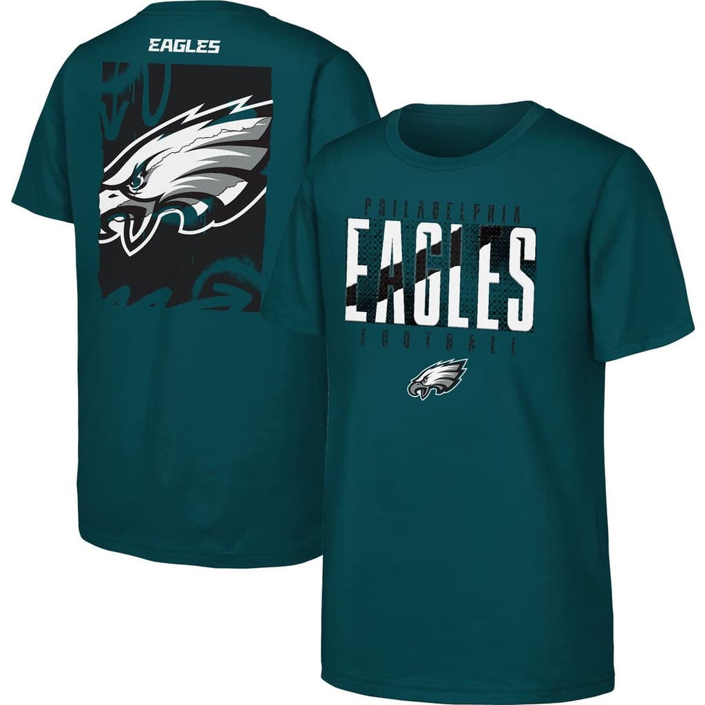 Outerstuff Youth Green Philadelphia Eagles Posterize T-shirt In Green