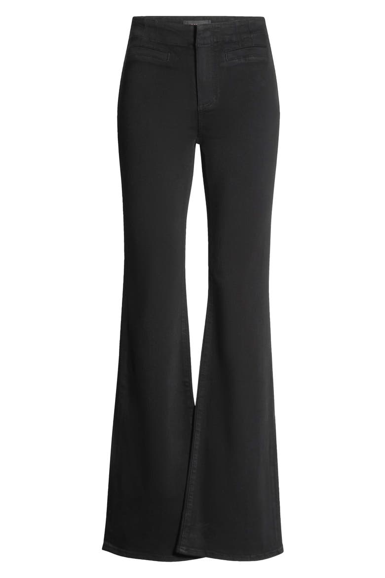 Sofia High Waist Wide Leg Jeans, Alternate, color, BLACK SHADOW