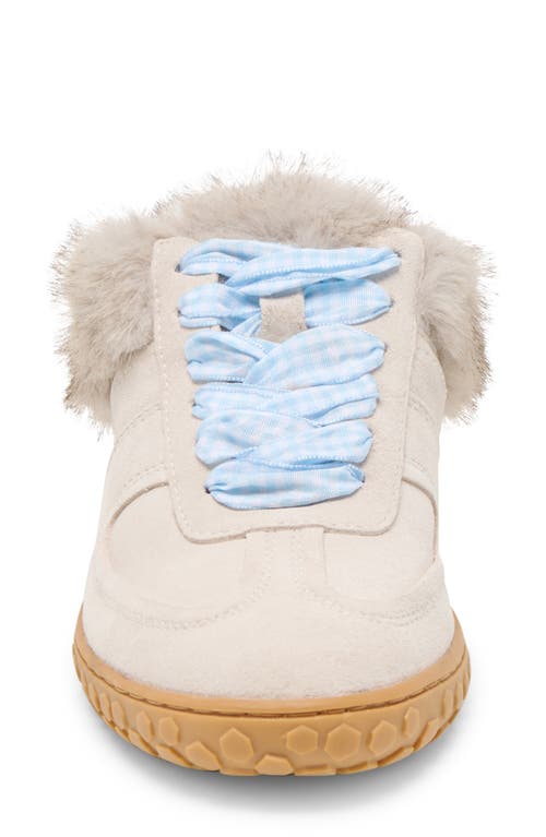 Dolce Vita Izzey Faux Fur Sneaker In Brown