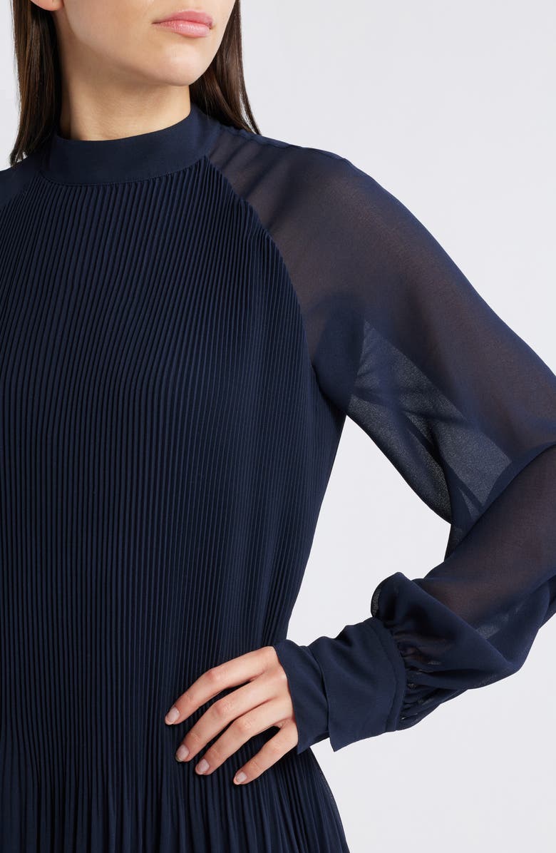 BOSS Dolumi Long Sleeve Shift Dress, Alternate, color, 