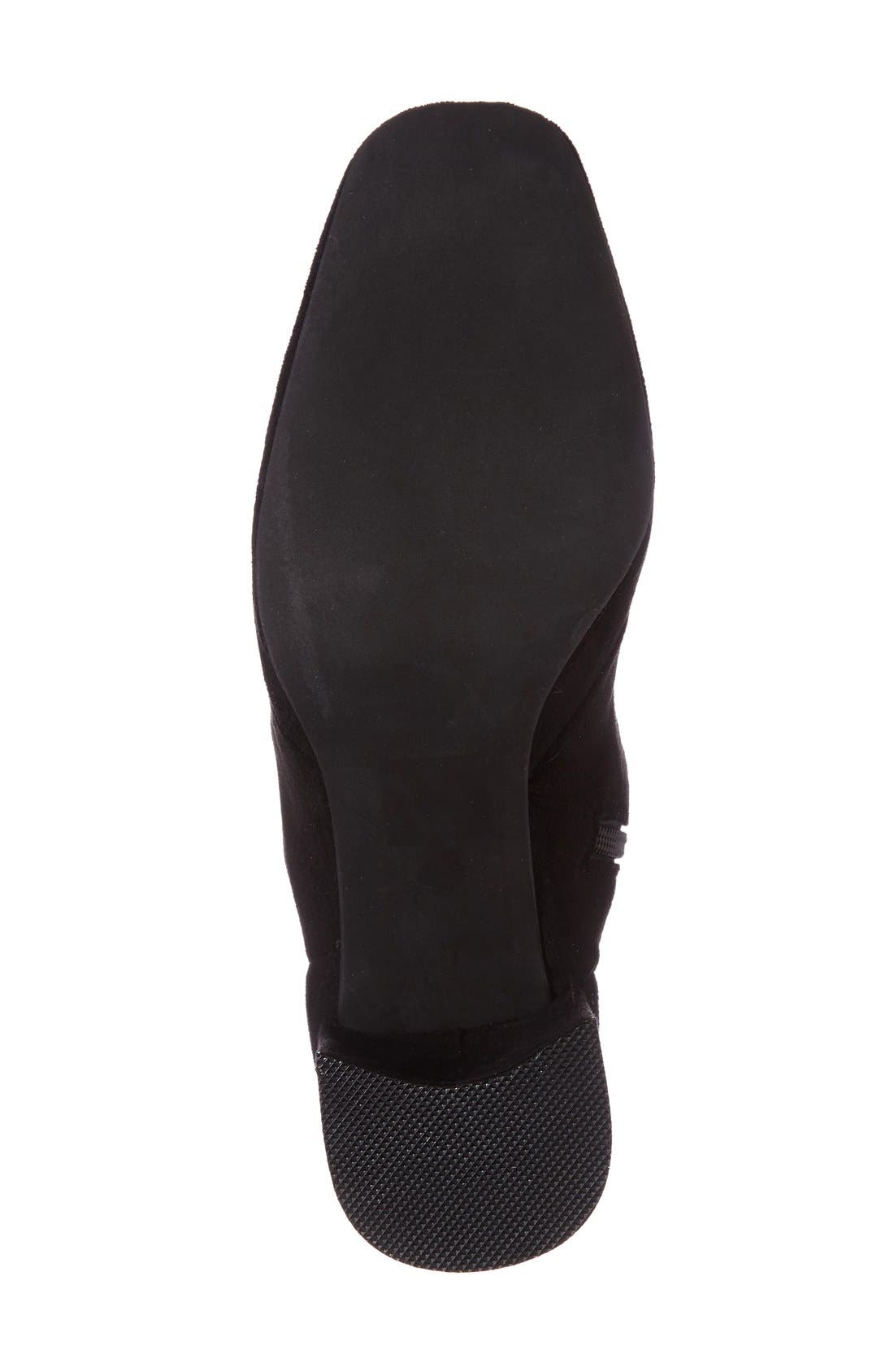 Cienga Bootie, Alternate, color, BLACK SUEDE