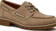 Lands' End Seaport Leather Lace Up Boat Shoes