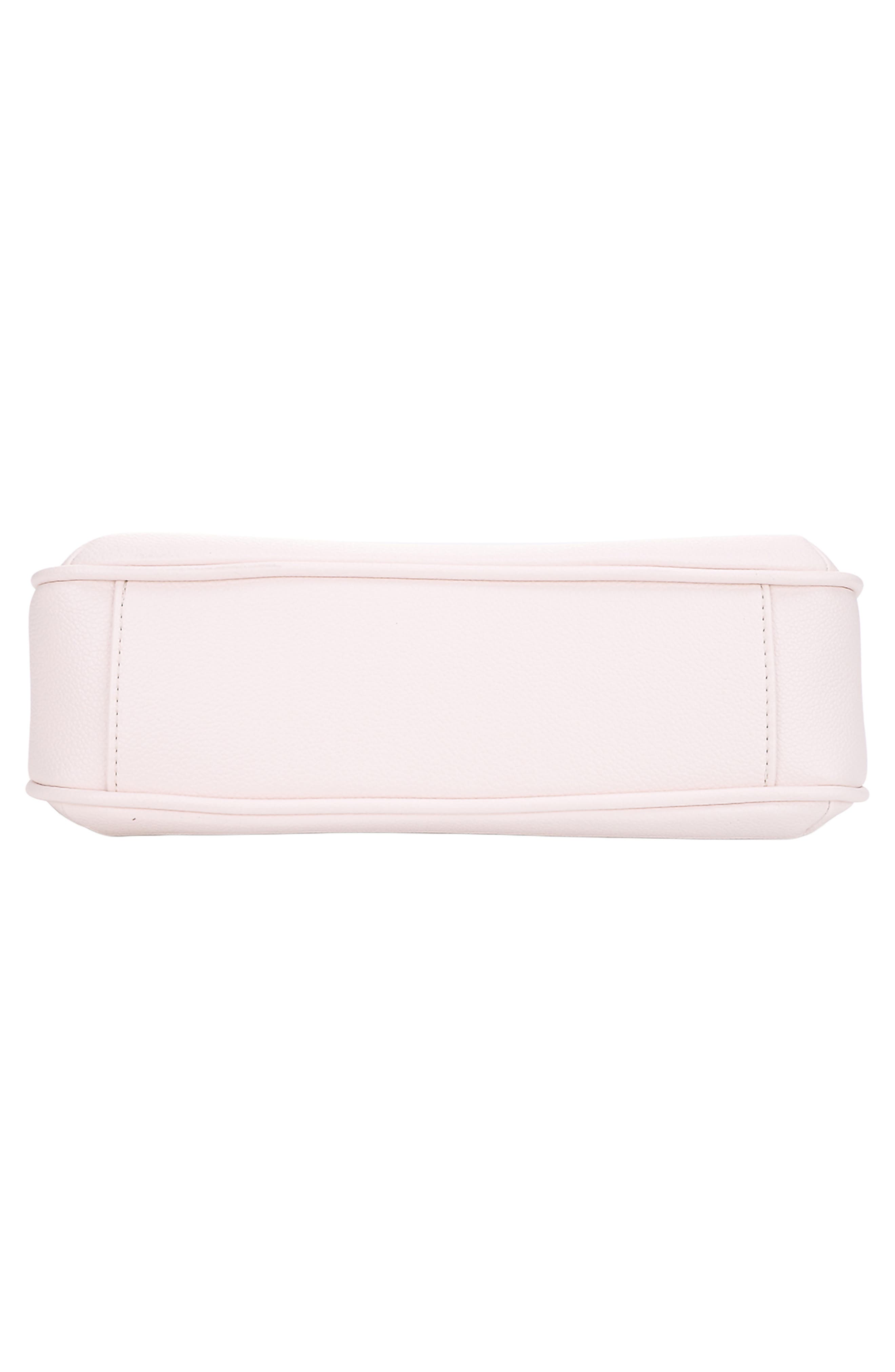 Marissa Bow Vegan Leather Shoulder Bag, Alternate, color, IVORY