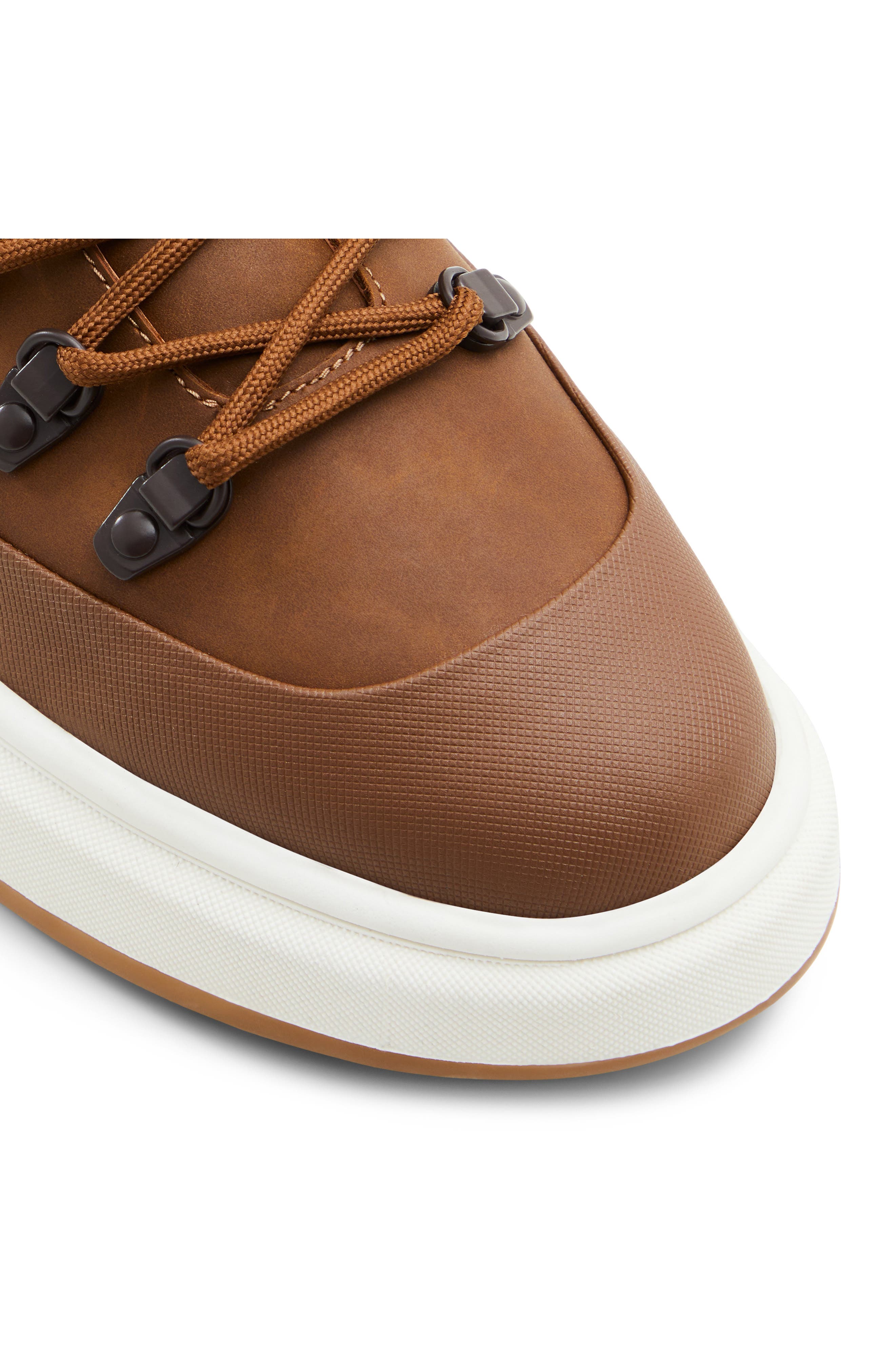 ALDO Gibson Waterproof Winter Boot, Alternate, color, Cognac