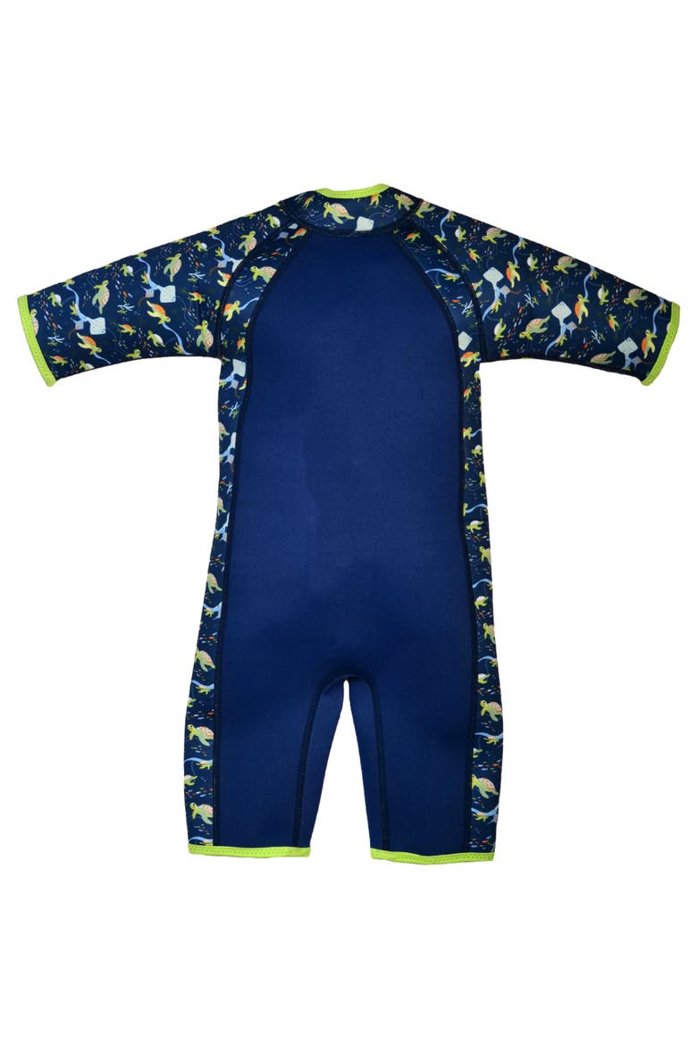 Kids Neoprene Shorty Wetsuit, Alternate, color, Turtle Tide