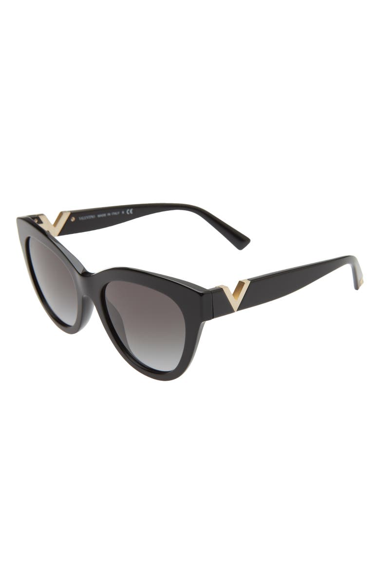 Valentino 54mm Cat Eye Sunglasses, Alternate, color, 