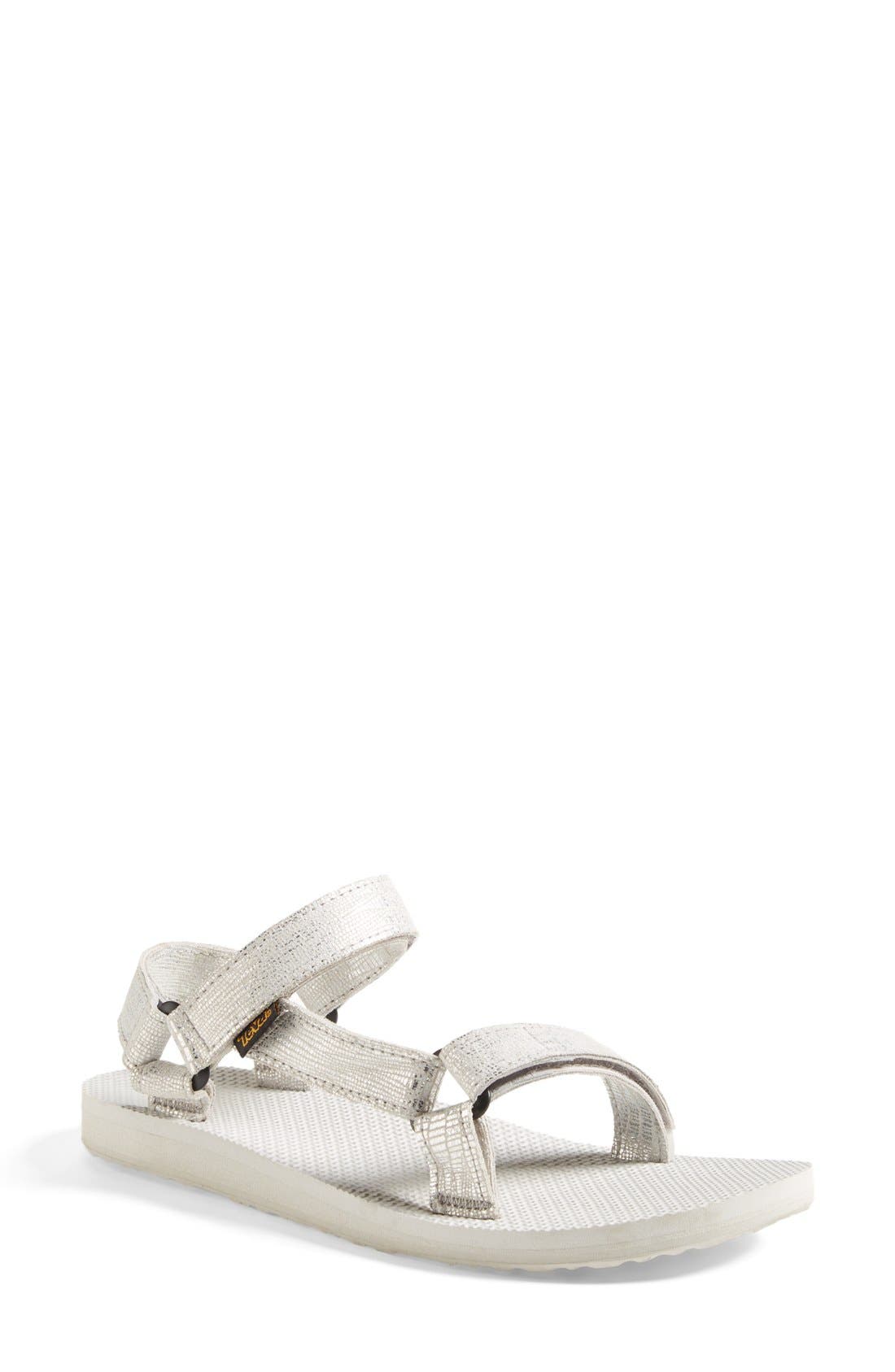 'Original Universal' Sandal (Nordstrom Exclusive), Main, color, METALLIC SILVER