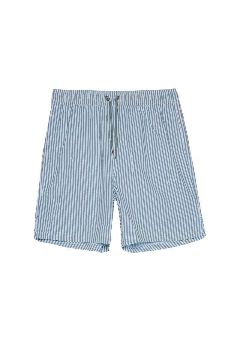 Beach Bound 9" Swim Trunks, Main, color, White-Green