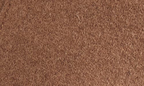 Bruno Magli Wool Blend & Leather Baseball Cap In Brown