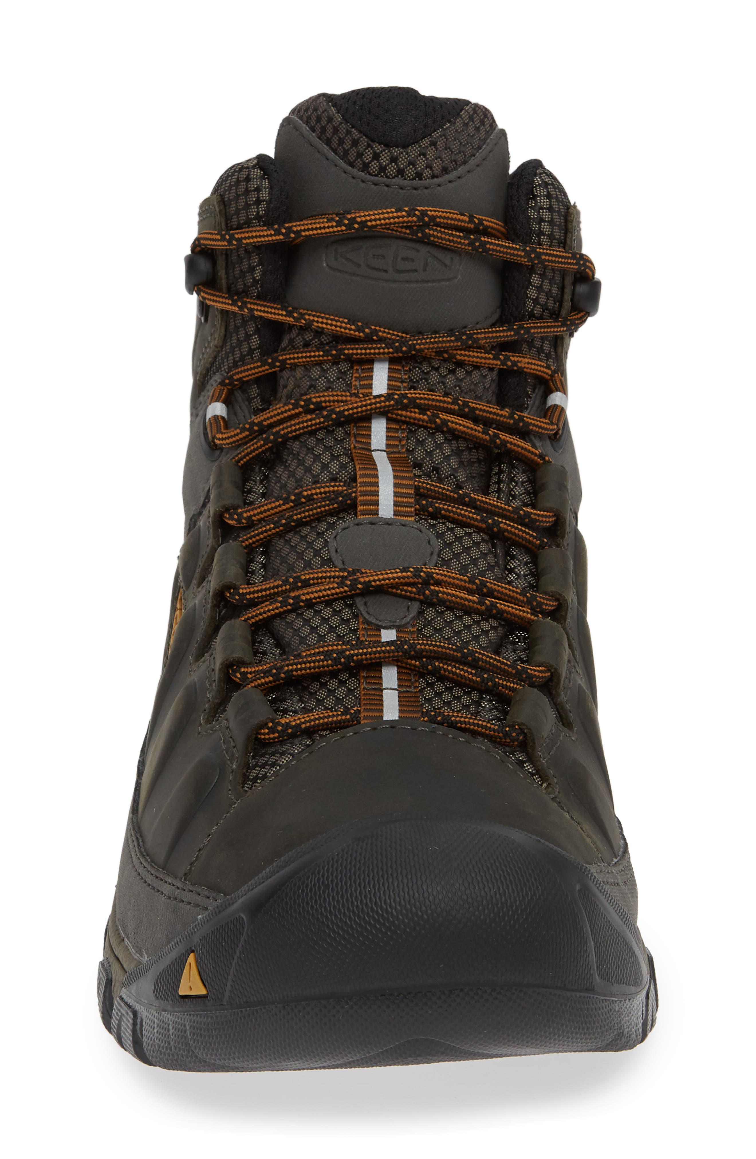 Targhee III Mid Waterproof Hiking Boot, Alternate, color, BLACK OLIVE/GOLDEN BROWN