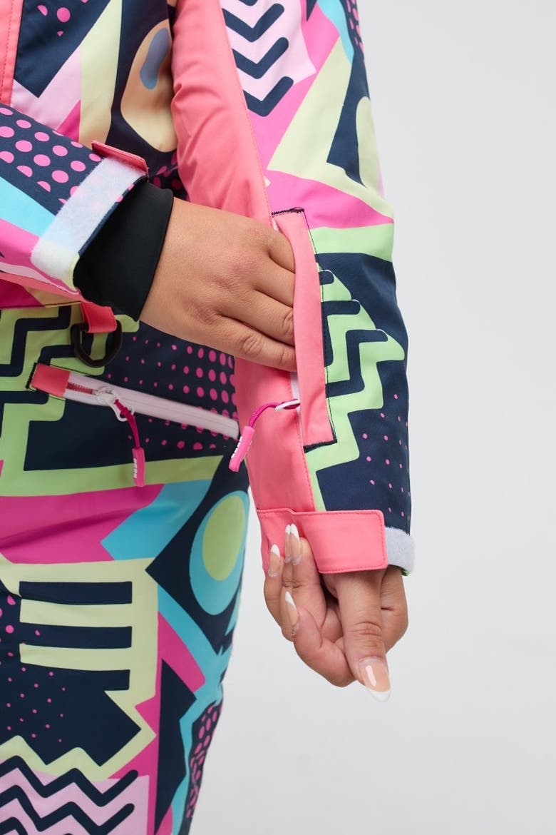 Saved by The Bell Women's Ski Suit, Alternate, color, multi-colour