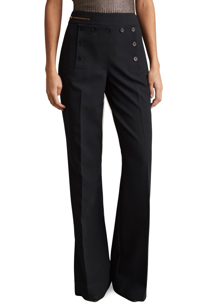 Sidney Wide Leg Pants, Main, color, DARK NAVY