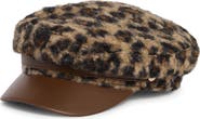 Steve Madden Emily Faux Shearling Newsboy Hat
