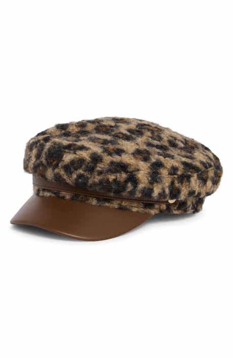 Emily Faux Shearling Newsboy Hat
