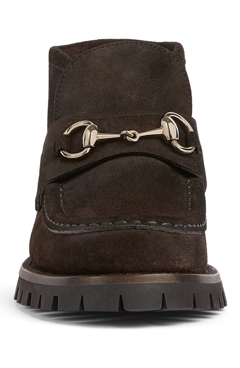 Gucci Sylke Loafer Bootie, Alternate, color, Coffee
