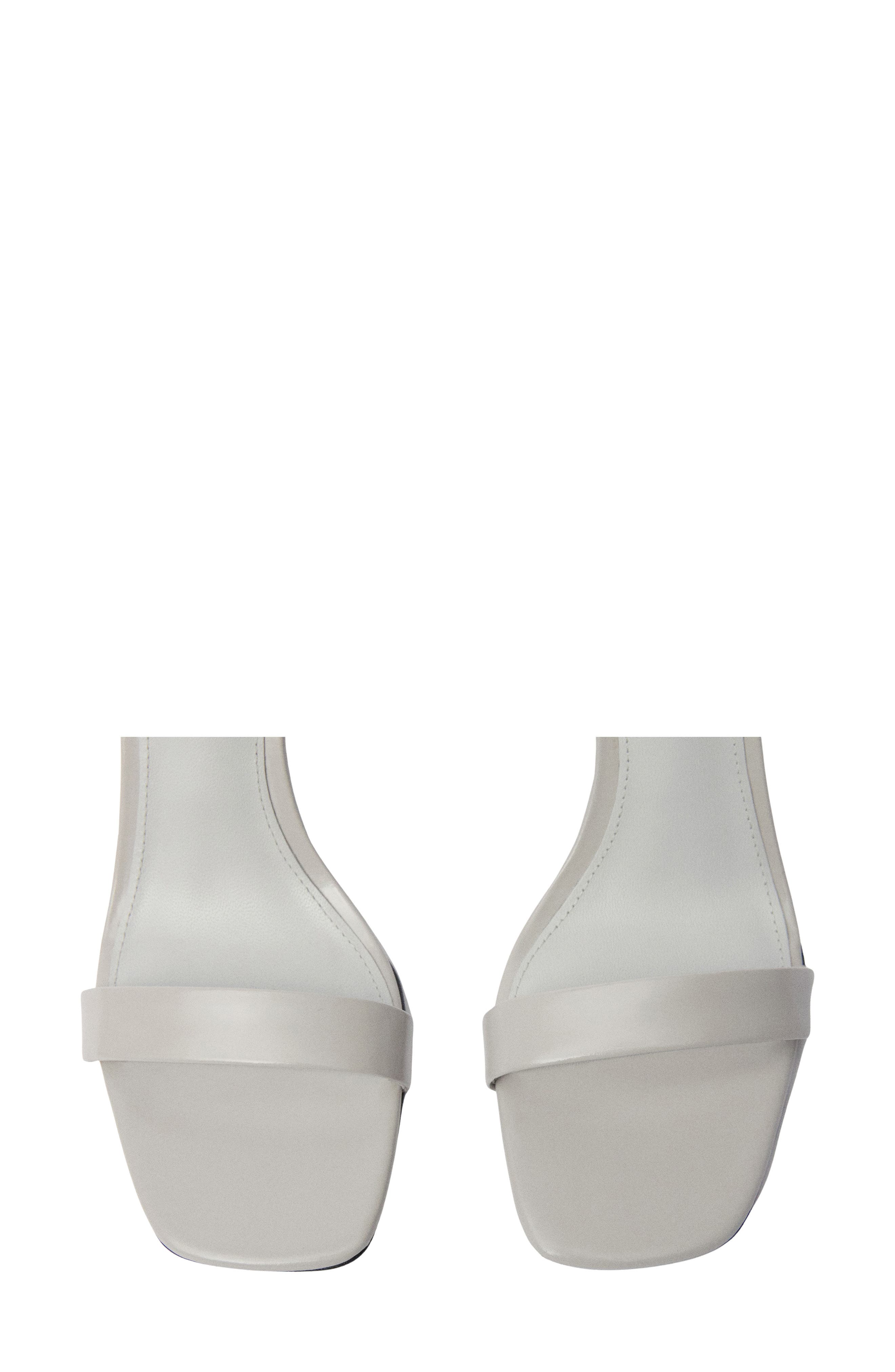 MANGO Slingback Wedge Sandal, Alternate, color, Ice Grey