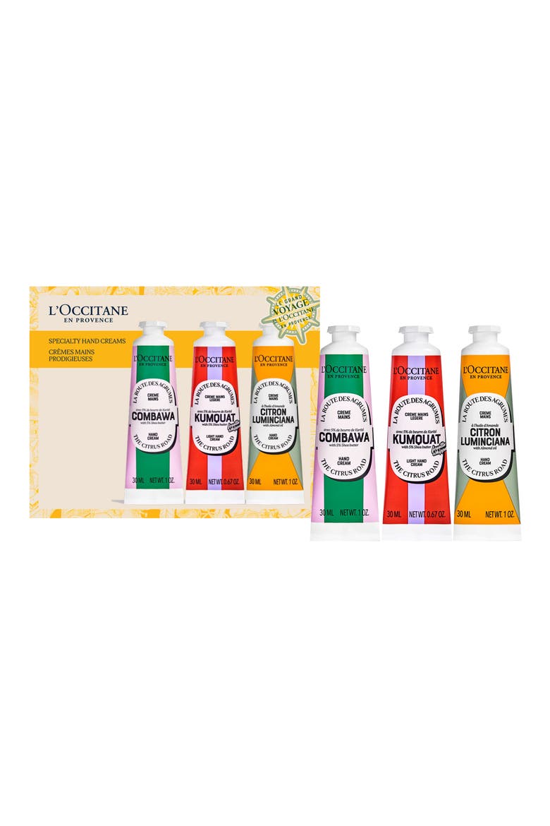 Shea Butter Citrus Holiday Hand Cream Trio (Limited Edition) $39 Value, Main, color, NO COLOR