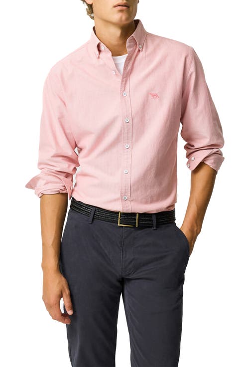 North Island Solid Button-Down Shirt