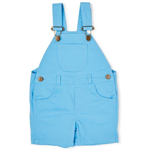 Denim Overall Shorts