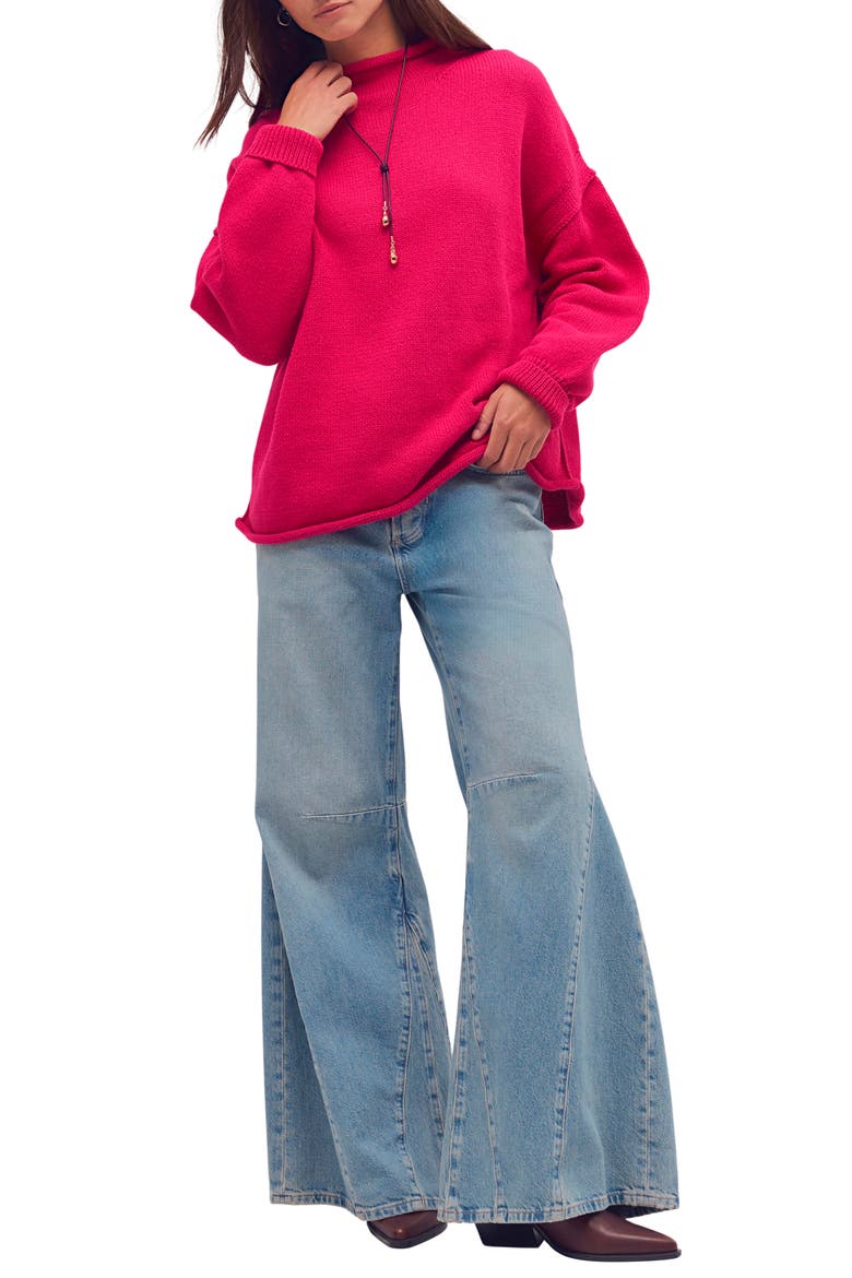 Torres Turtleneck Sweater, Alternate, color, SUGAR RUSH