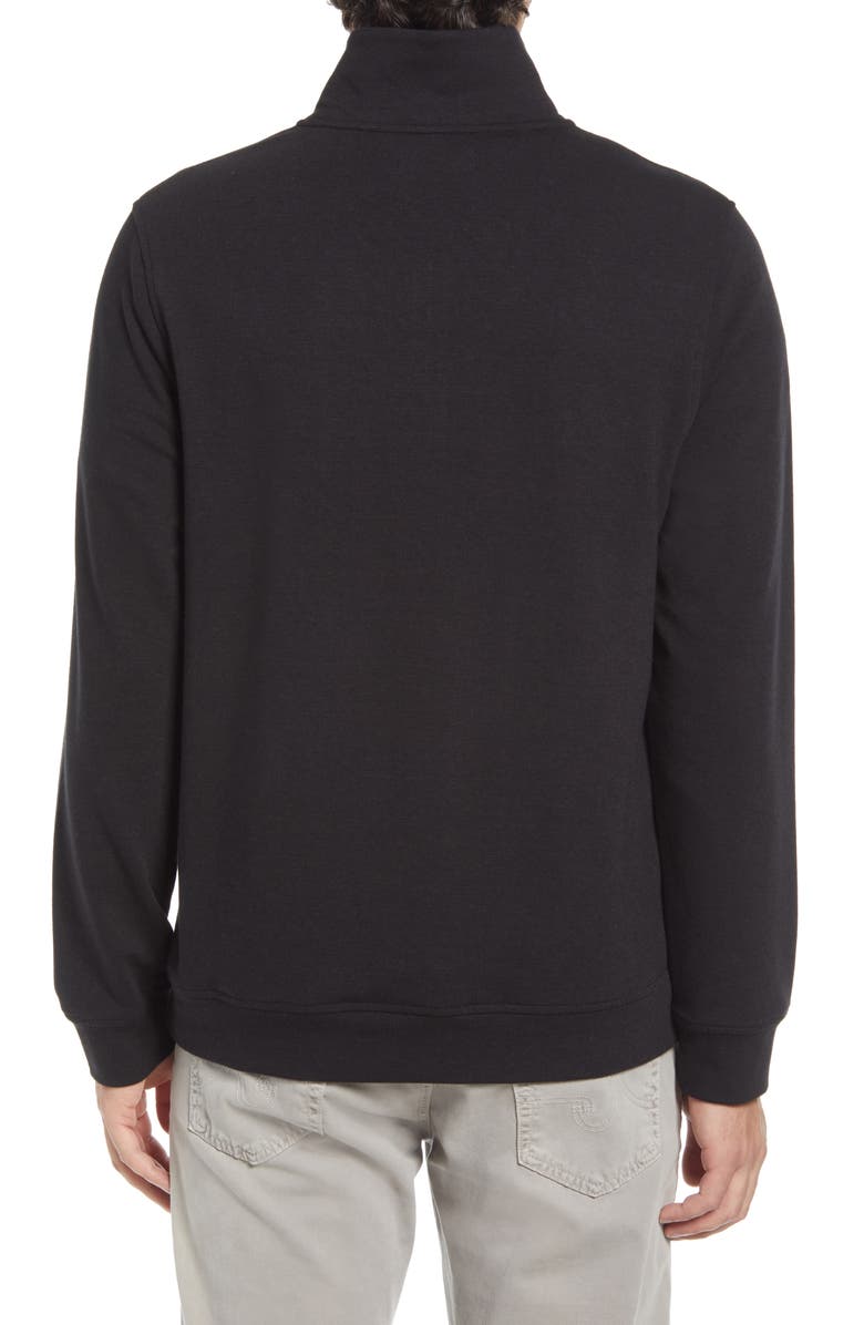 Nordstrom Men's Space Dye Quarter Zip Pullover, Alternate, color,