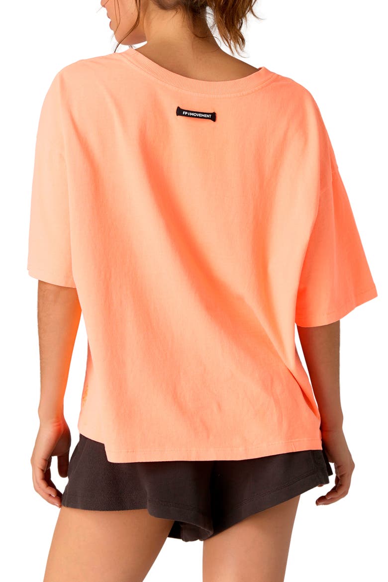 FP Movement Tackle Cotton T-Shirt, Alternate, color, BURNING UP