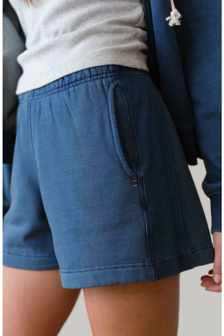 Cloud 9 Fleece Drawstring Shorts, Alternate, color, INDIGO