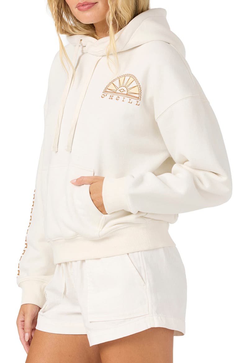 Sun Eye Relaxed Graphic Hoodie, Alternate, color, TOFU