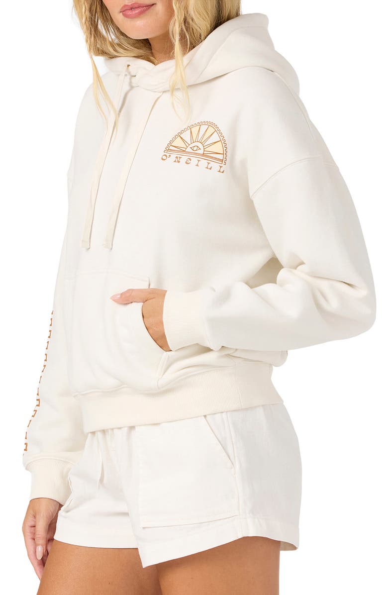 O'Neill Sun Eye Relaxed Graphic Hoodie, Alternate, color, Tofu