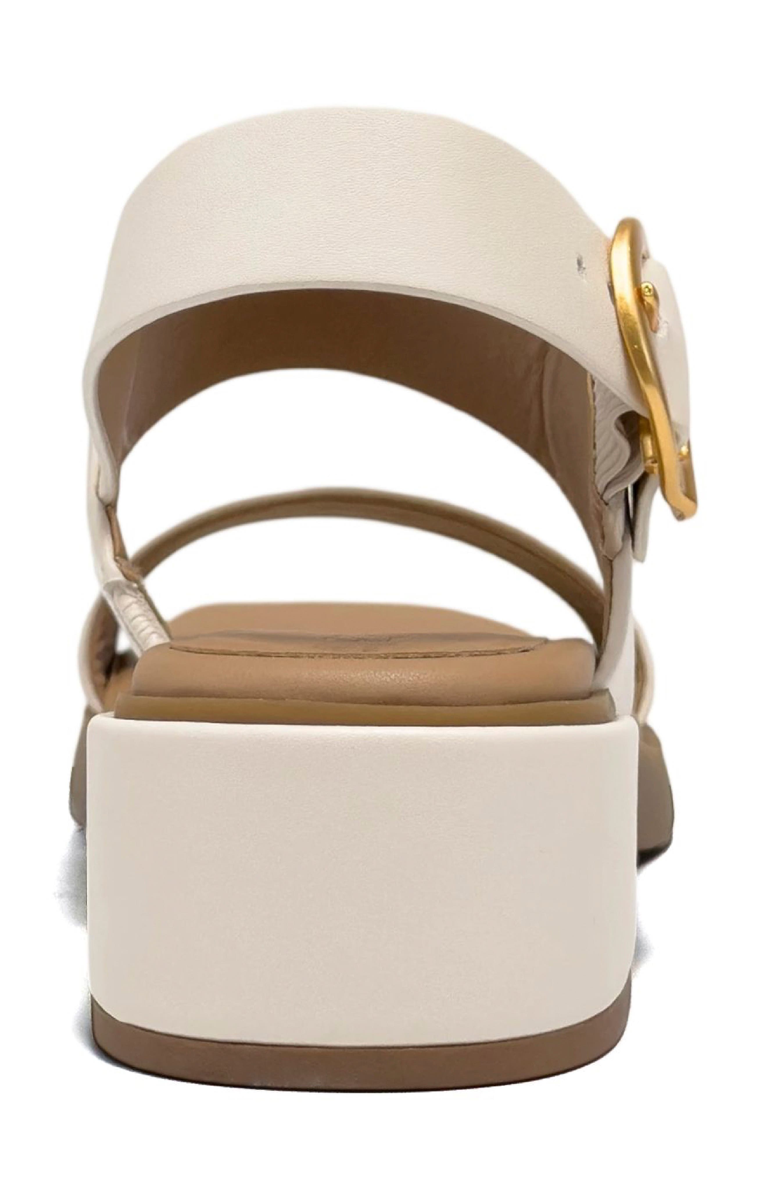 Dove Low Heeled Sandal - Wide Width Available, Alternate, color, EGGNOG