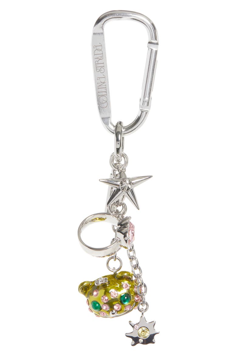 x Collina Strada Princess Bear Keyring, Main, color, SILVER