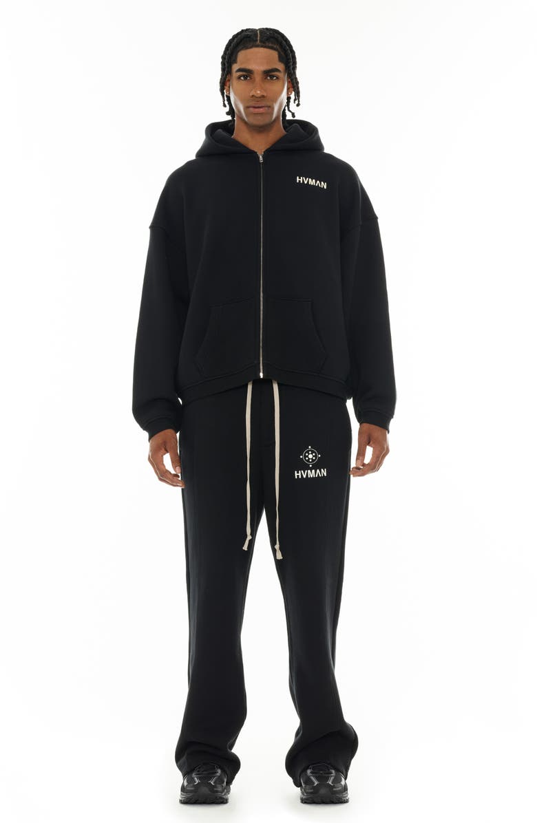 Cult of Individuality Oversize Cotton Sweatpants, Alternate, color, Black