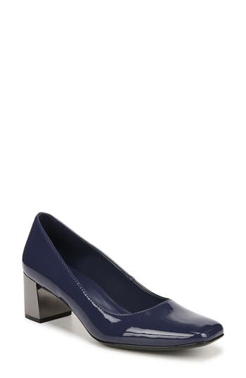 Naturalizer Karina Block Heel Pump In Blue