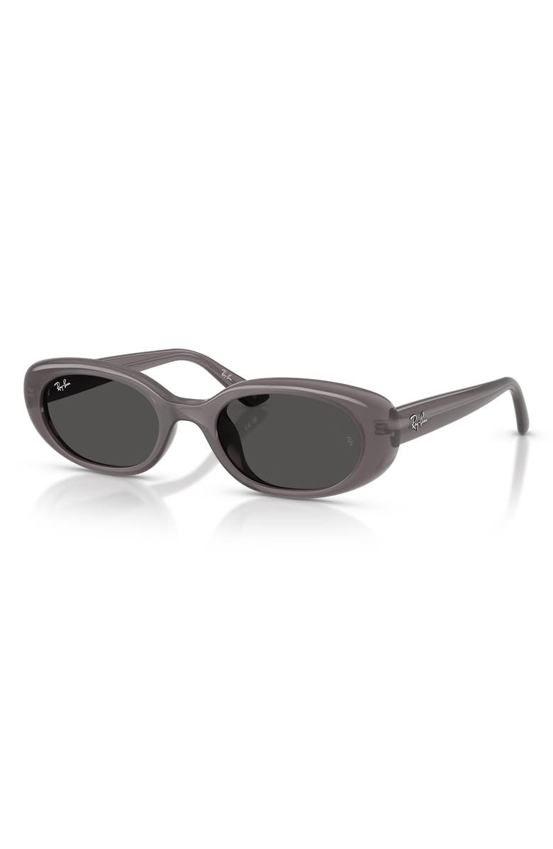 Ray-Ban 53mm Pillow Sunglasses, Alternate, color, Transparent Dark Grey