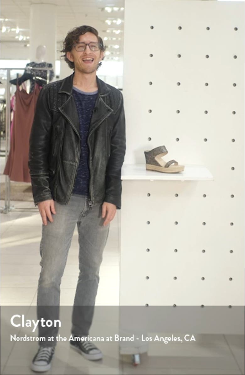 Flora Wedge Slide Sandal, sales video thumbnail