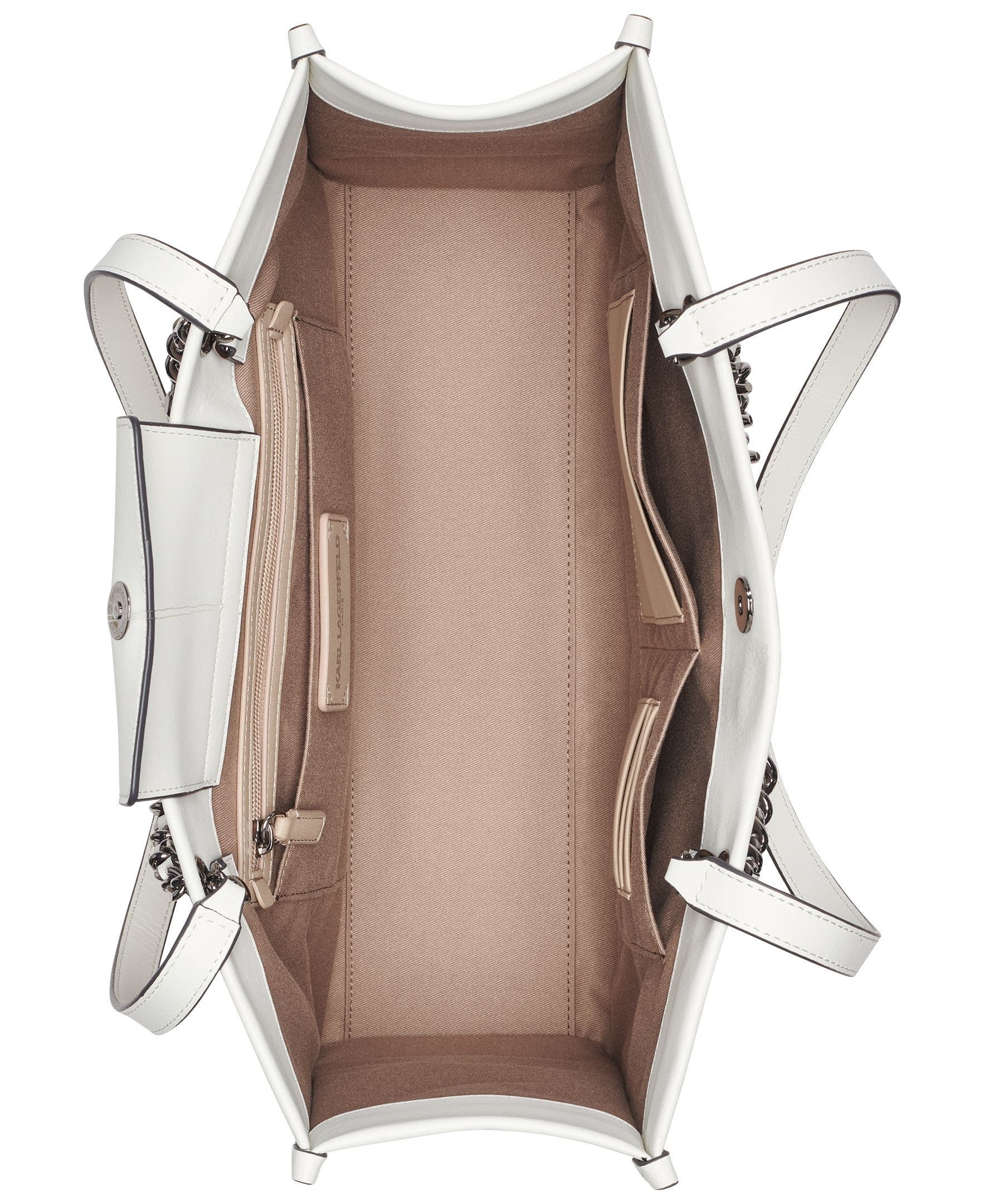 KARL LAGERFELD PARIS Savoie Canvas Tote, Alternate, color, Light Pink