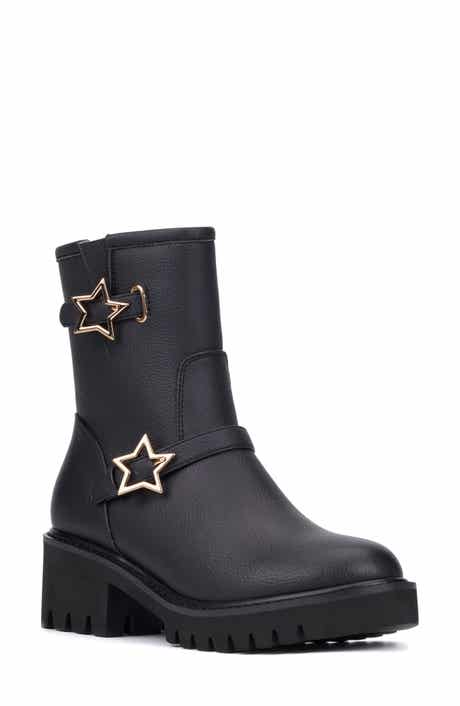 OLIVIA MILLER Neptune Lug Sole Boot