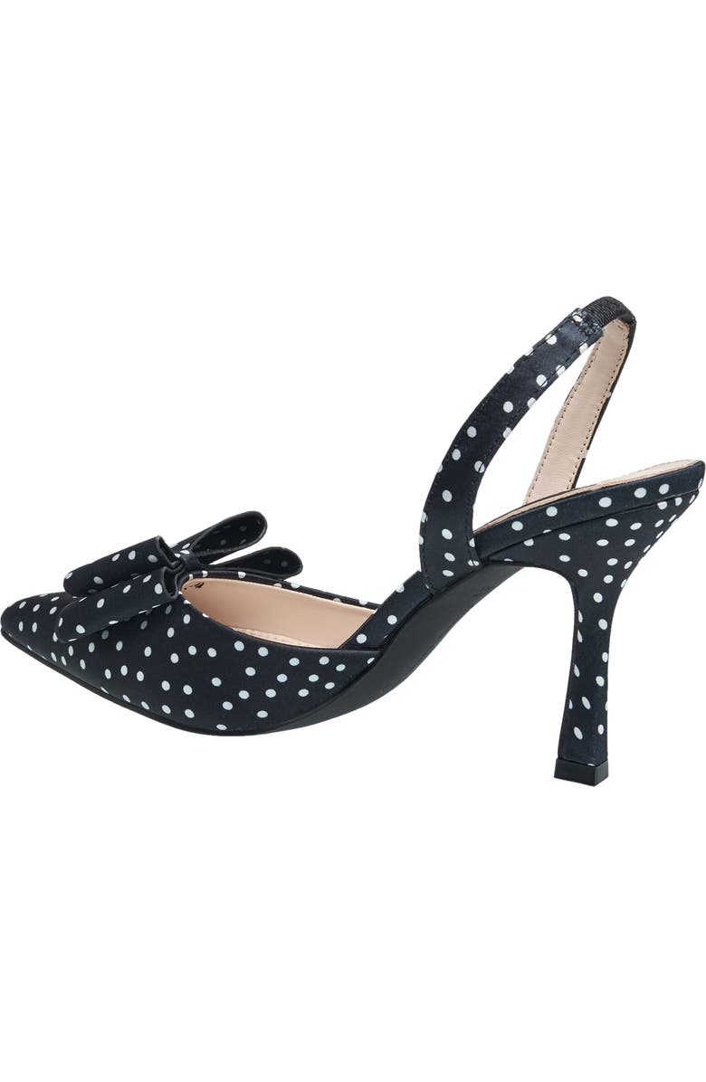 French Connection Betti Bow Slingback Heel, Alternate, color, Black